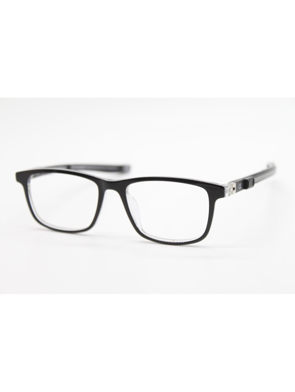NEW CHAMPION CLUTCH C01 BLACK GREY AUTHENTIC EYEGLASSES 49-16